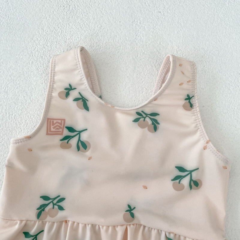 【BABY&KID】夏新作 花柄フリル水着SK090923