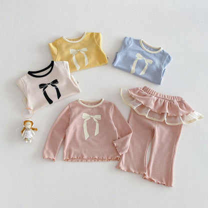 【BABY&KID】おしゃれ蝶結びセットアップSK104118