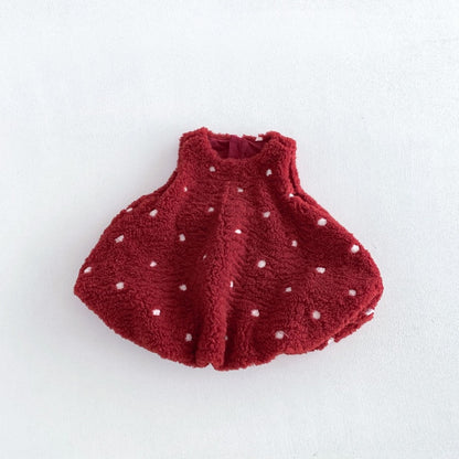 【BABY&KID】冬新作ドットジャンパースカートSK108519