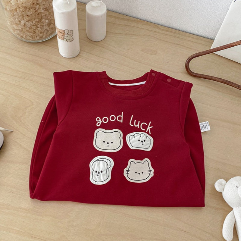 【BABY】カートゥーン重ね着風カバーオールSK103408