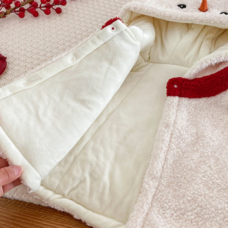 【BABY】ホワイトスノーマンボアケープSK102936