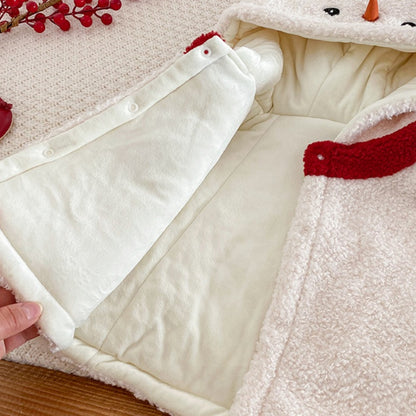 【BABY】ホワイトスノーマンボアケープSK102936