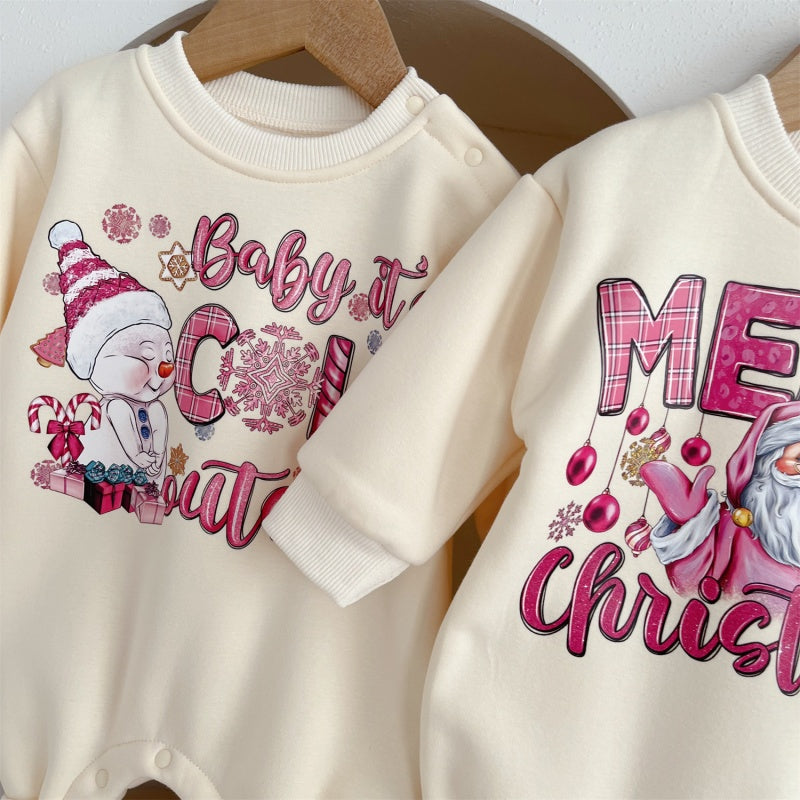 【BABY】クリスマスコスチュームカバーオールSK103203