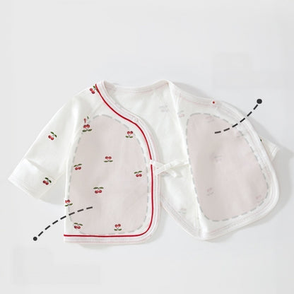 【BABY】コットン紐付き短肌着＆帽子SK107503