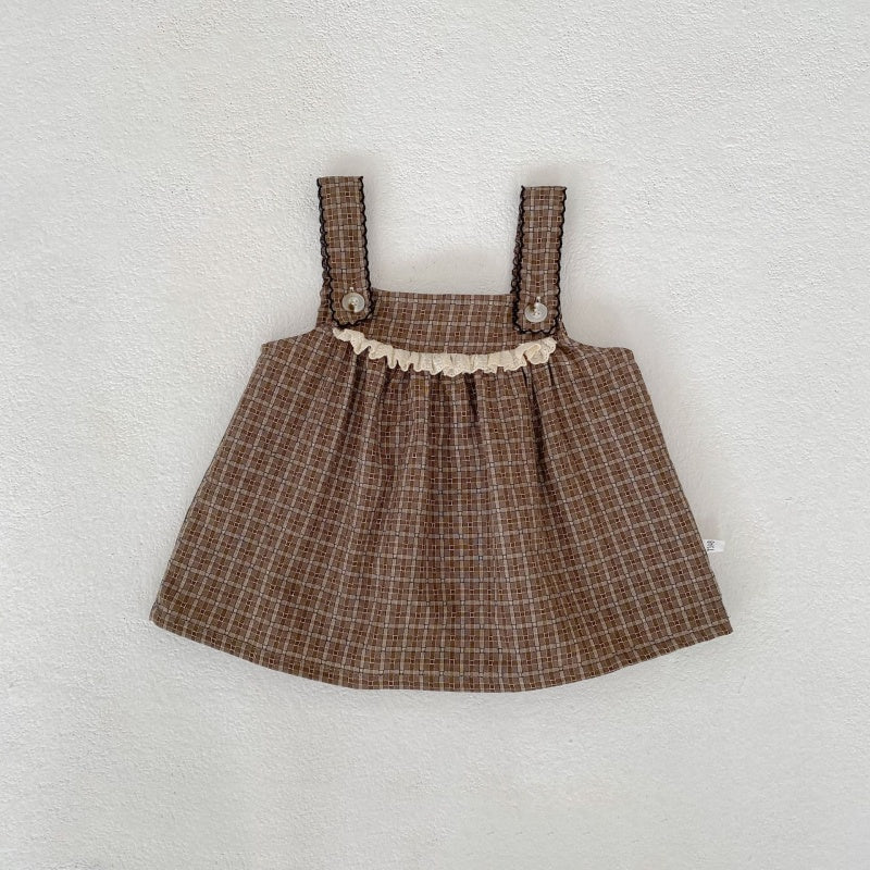【BABY&KID】夏新作レトロチェックセットアップSK105407