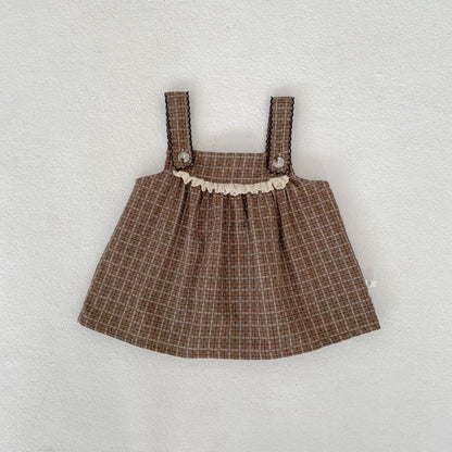 【BABY&KID】夏新作レトロチェックセットアップSK105407