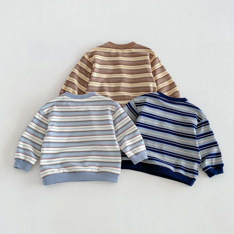 【BABY&KID】ボーダーワッペン長袖TシャツSK106607