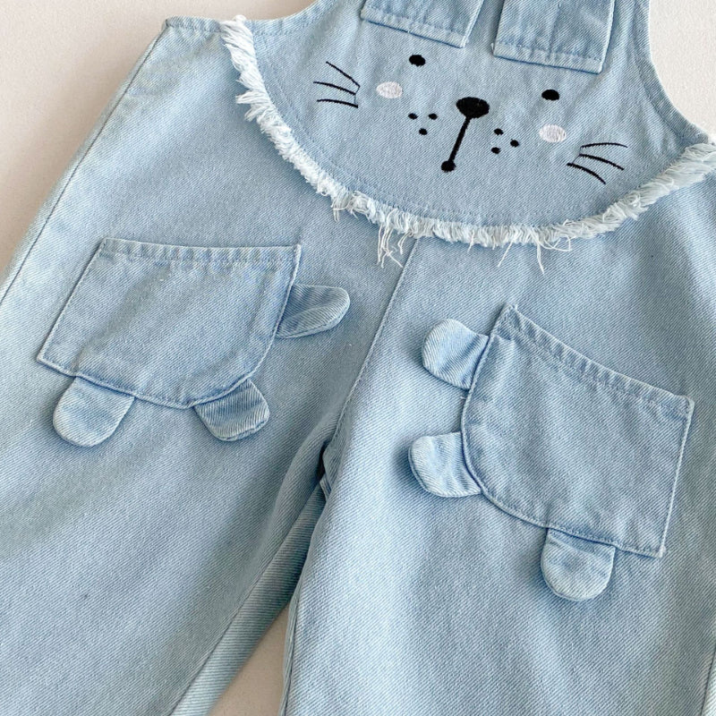 【BABY】ライオンデニムサロペットSK092522