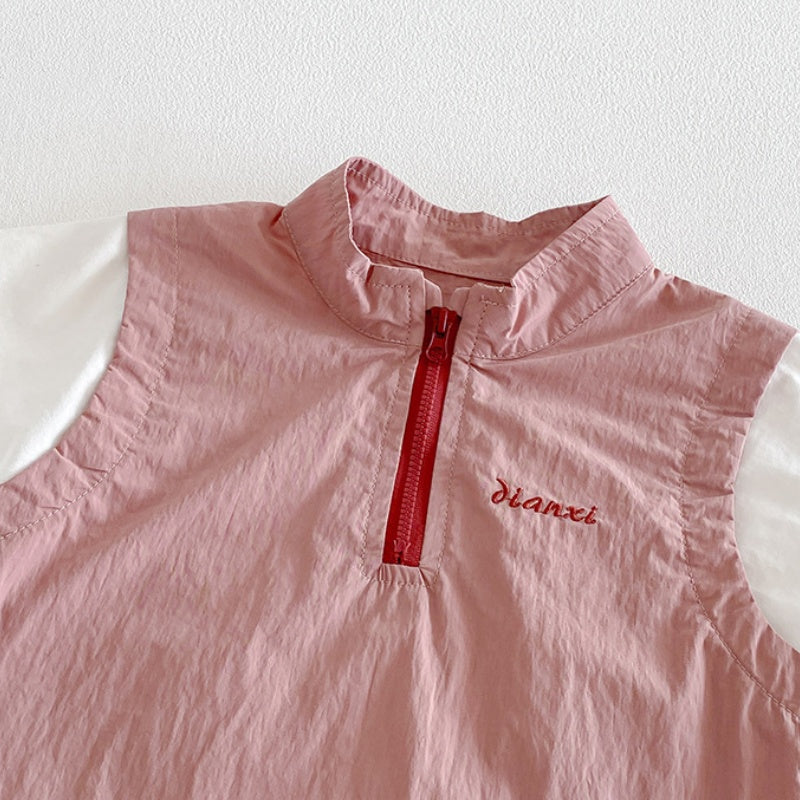 【BABY】夏新作ワークテイストセットアップSK104516