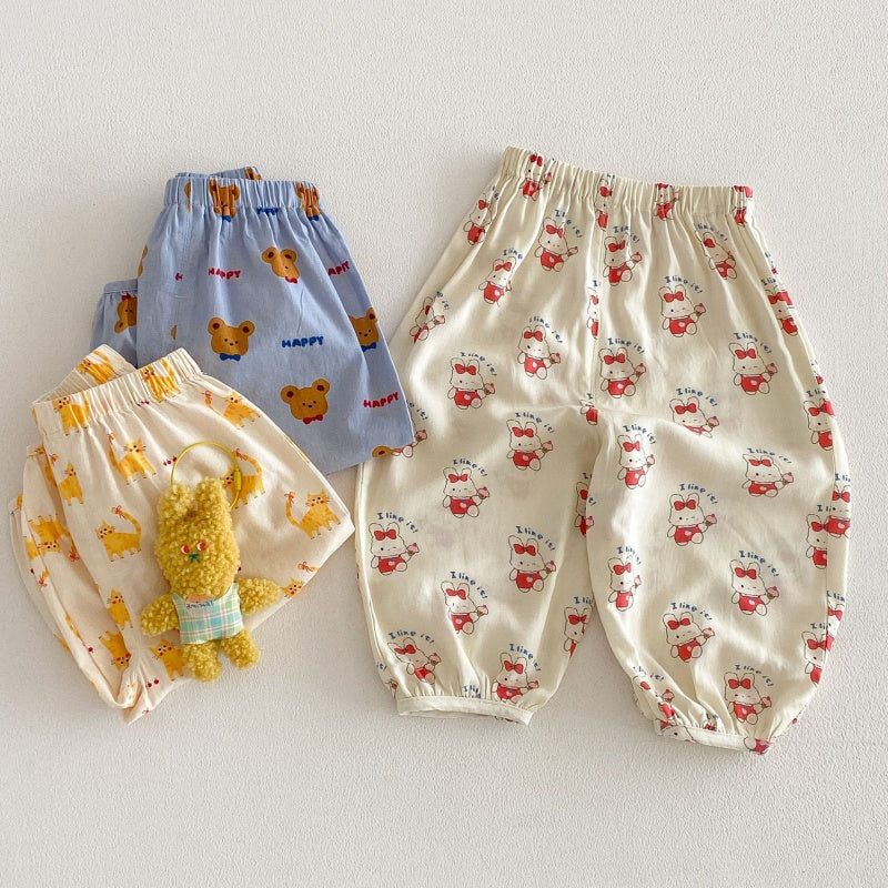 【BABY&KID】夏新作 カートゥーン総柄虫よけパンツSK105207