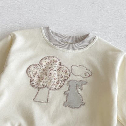 【BABY&KID】うさぎカジュアルセットアップSK092709
