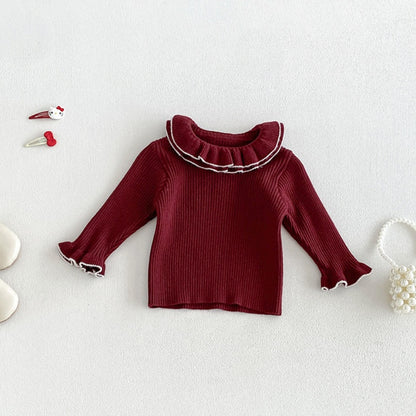 【BABY】冬新作刺繍裏起毛ロンパース、ニットトップスSK108305