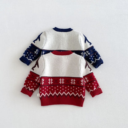 【BABY&KID】冬新作ペンギンニットカーディガンSK108504