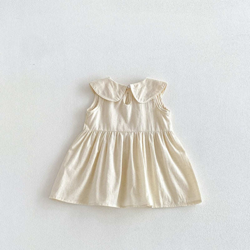 【BABY&KID】夏新作コットンノースリーブワンピースSK105020