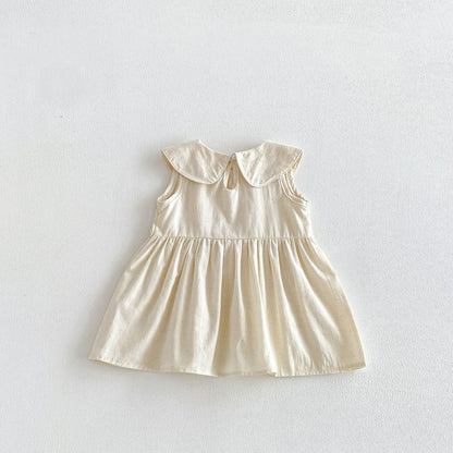 【BABY&KID】夏新作コットンノースリーブワンピースSK105020