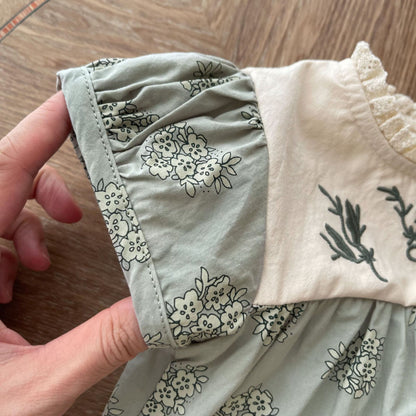 【BABY】夏新作 刺繍花柄セットアップSK091314