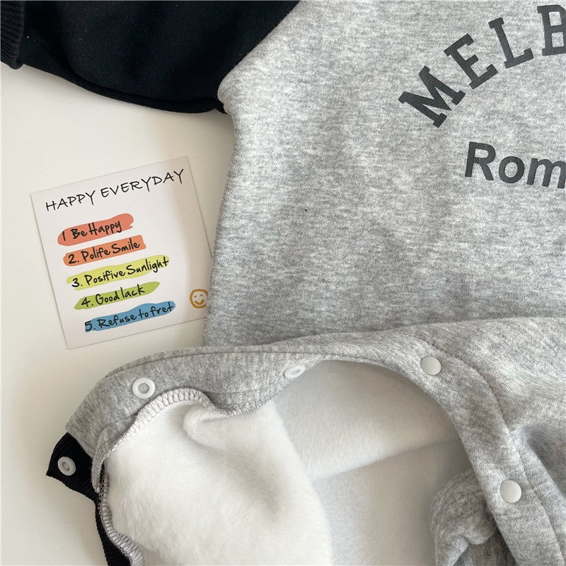 【BABY】冬新作ロゴあったかカバーオールSK103211