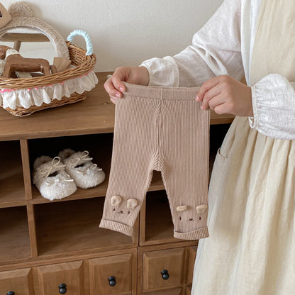 【BABY&KID】冬新作キャラクター刺繍レギンスSK102536