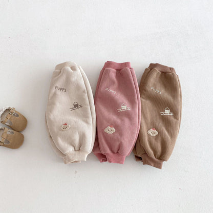 【BABY&KID】冬新作らくがき風あったかパンツSK103027