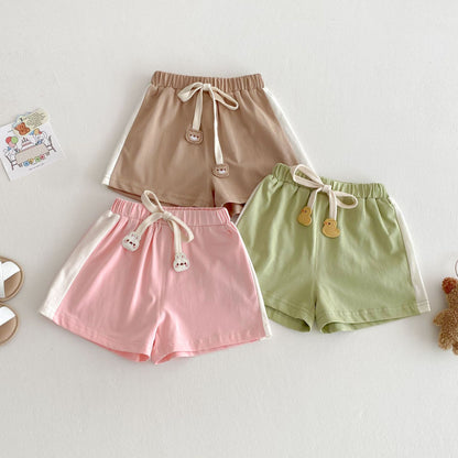 【BABY&KID】夏新作  カラーバリカートゥーンセットアップSK061807