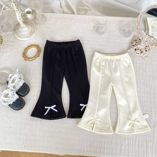 [BABY&KID] Bowknot Semi-Flare Pants SK092831