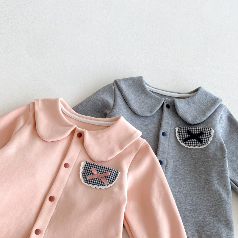 【BABY&KID】長袖ガールシャツ＆フレアパンツSK092438