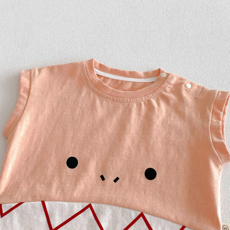 【BABY&KID】夏新作恐竜Tシャツ、デニムショートパンツSK105602