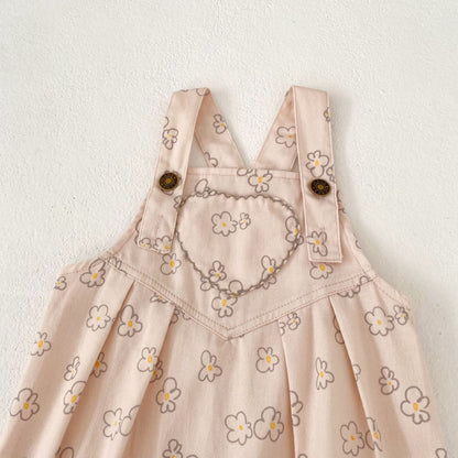 【BABY&KID】小花柄サロペットSK100626