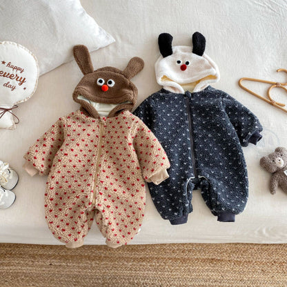 【BABY】シープボアフードカバーオールSK102911