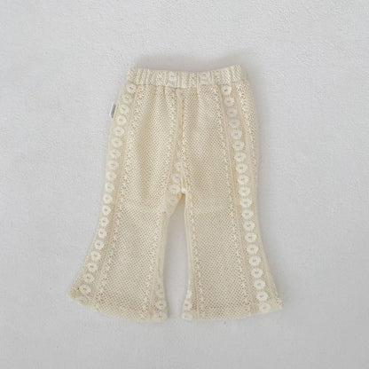【BABY&KID】夏新作 透かし編みセットアップ、パンツSK104930
