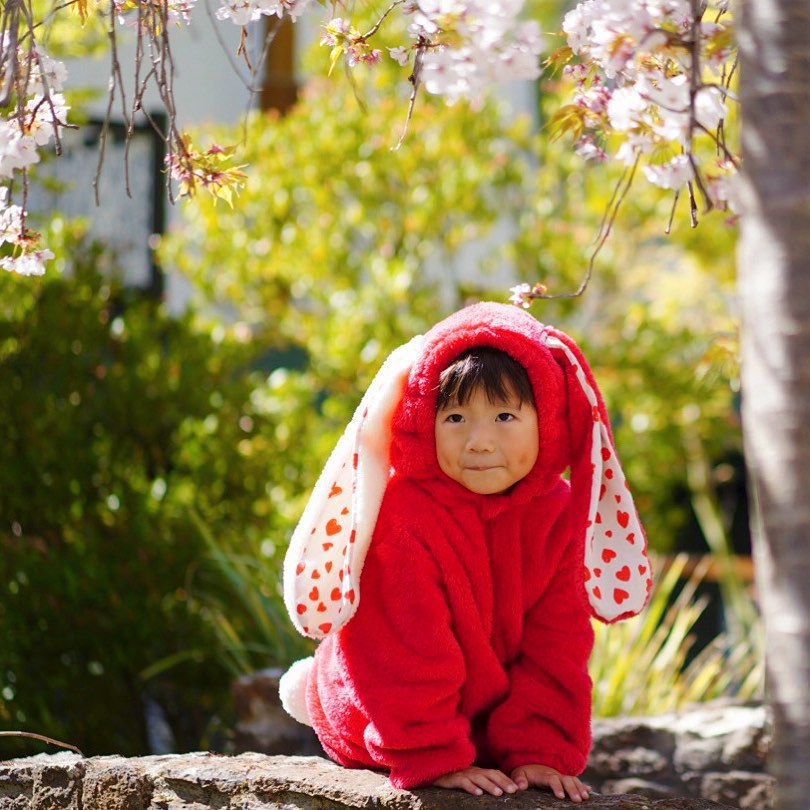 【BABY】うさぎデザインもこもこカバーオールSK102814