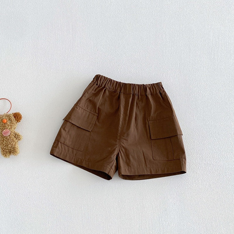 【BABY】夏新作わんちゃん総柄シャツ＆ショートパンツSK104519