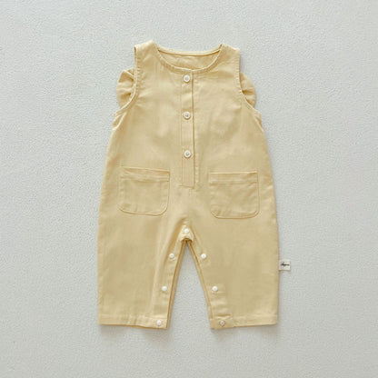 【BABY】ゾウサロペット、ボーダートップスSK100330