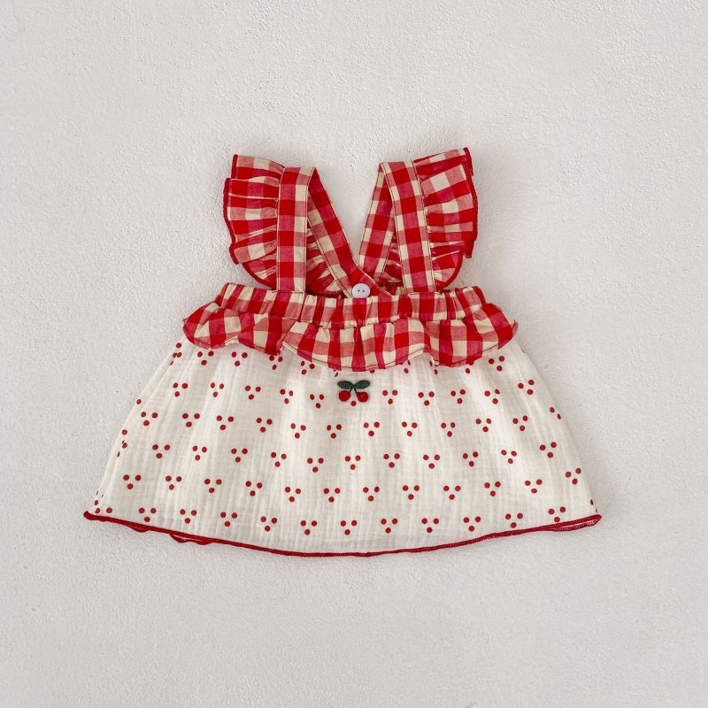 【BABY&KID】夏新作さくらんぼセットアップSK105409