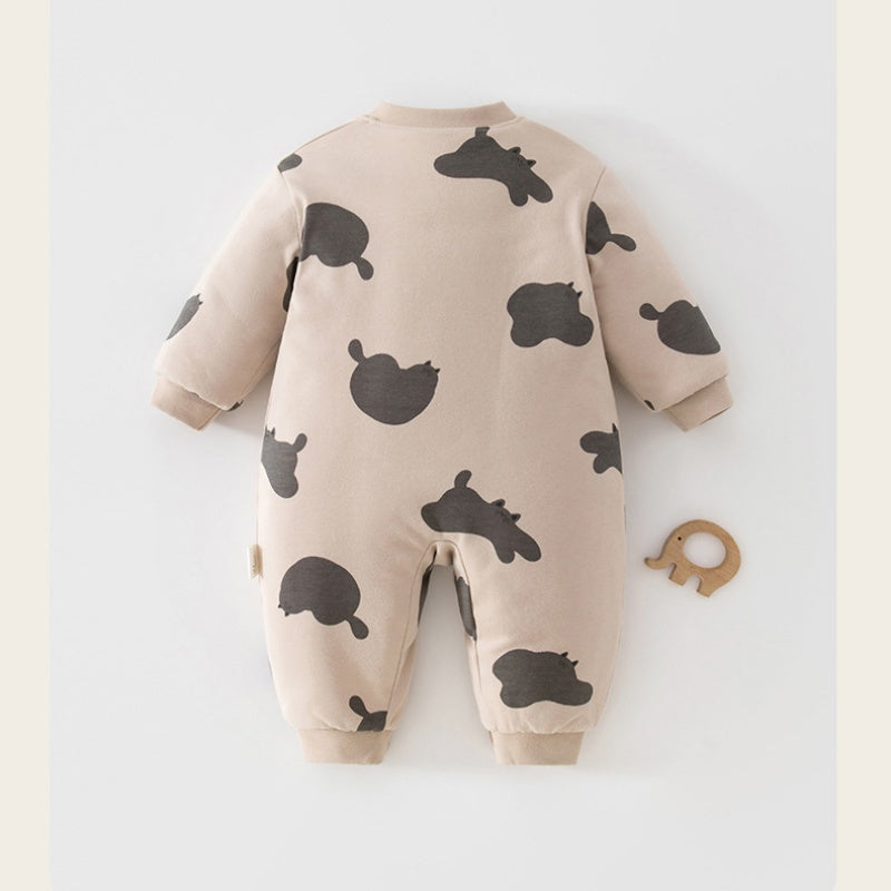 [BABY] New Winter Cat Quilted Coverall SK108216