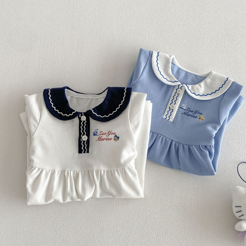 【BABY&KID】夏新作丸襟カートゥーンワンピースSK105524