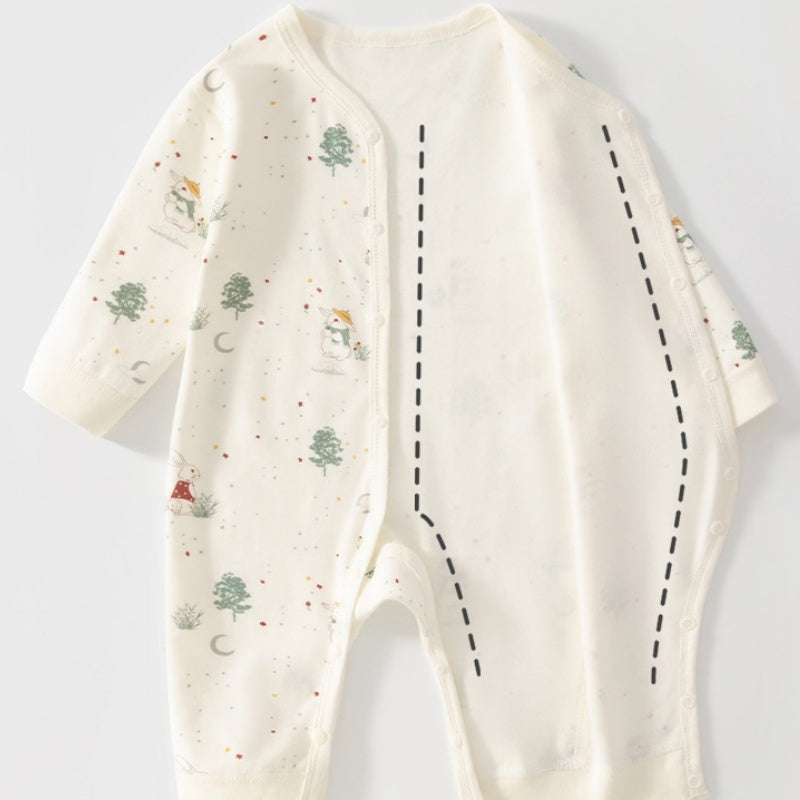 【BABY】カートゥーンプリント前開きカバーオールSK106713
