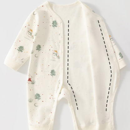 【BABY】カートゥーンプリント前開きカバーオールSK106713