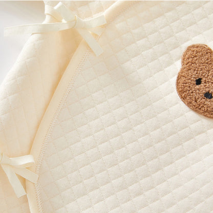 【BABY】北欧風冬新作ダイヤ柄薄綿カバーオールSK102603