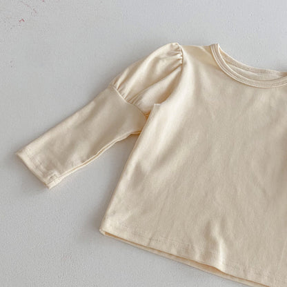 【BABY】くまロンパース、パフスリーブトップスSK092534