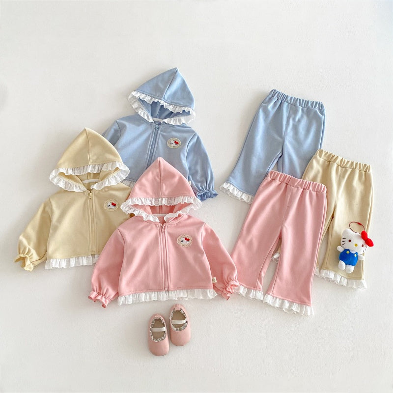 【BABY&KID】フード付きレースセットアップSK104314