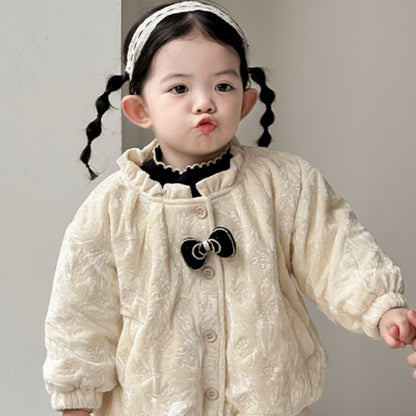 【BABY】冬新作ベロアキルティングレトロジャケットSK102726