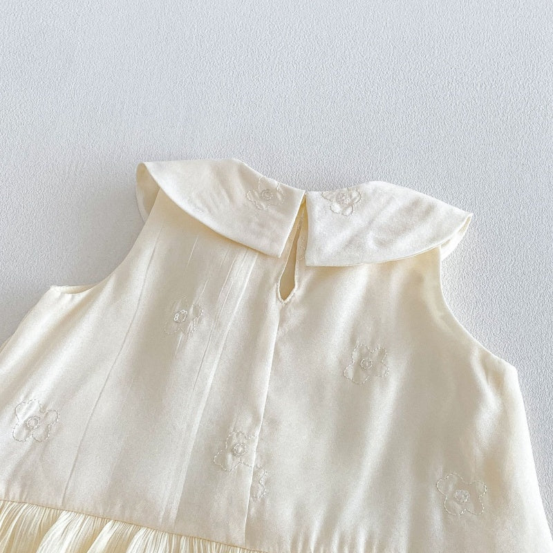 【BABY&KID】夏新作丸襟蝶結びワンピースSK106106