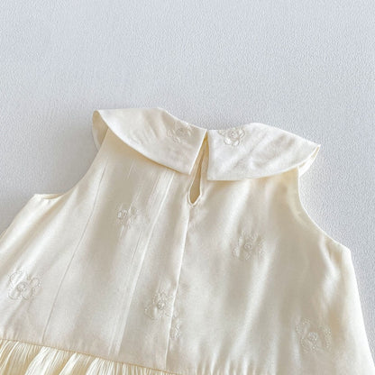 【BABY&KID】夏新作丸襟蝶結びワンピースSK106106