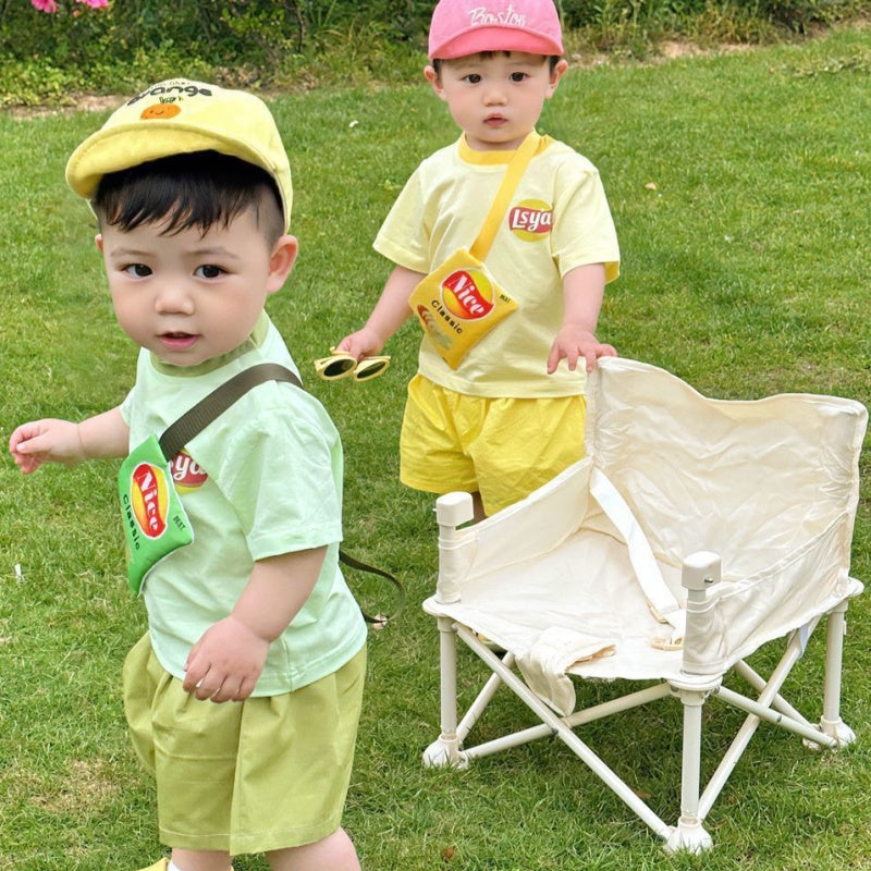 【BABY&KID】夏新作 ドーパミンセットアップ＆バッグSK092116