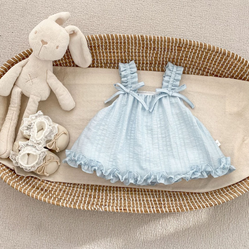 【BABY&KID】夏新作スウィート蝶結びキャミブラウスSK105513