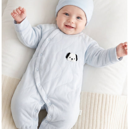 【BABY】Winter New Arrival Cartoon Patchwork Quilted Coverall SK108208
