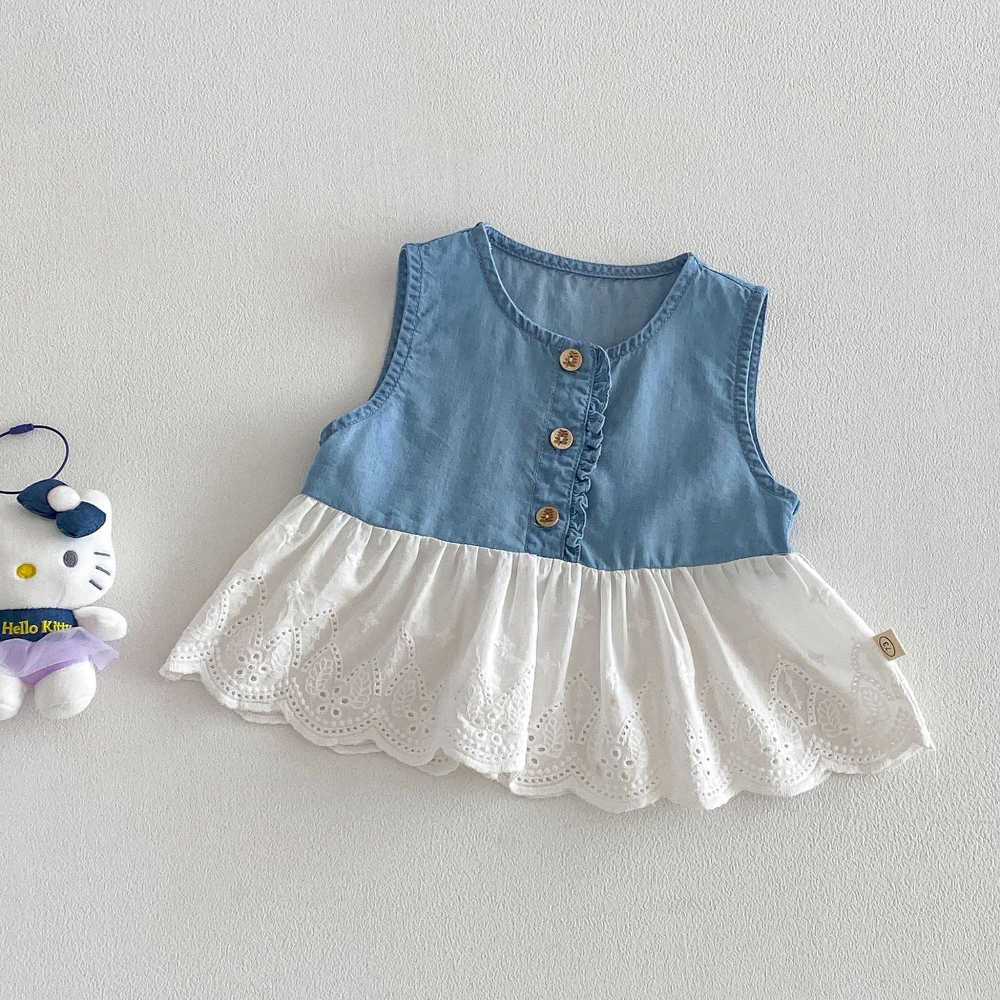 【BABY&KID】夏新作 フリルデザインセットアップSK105110