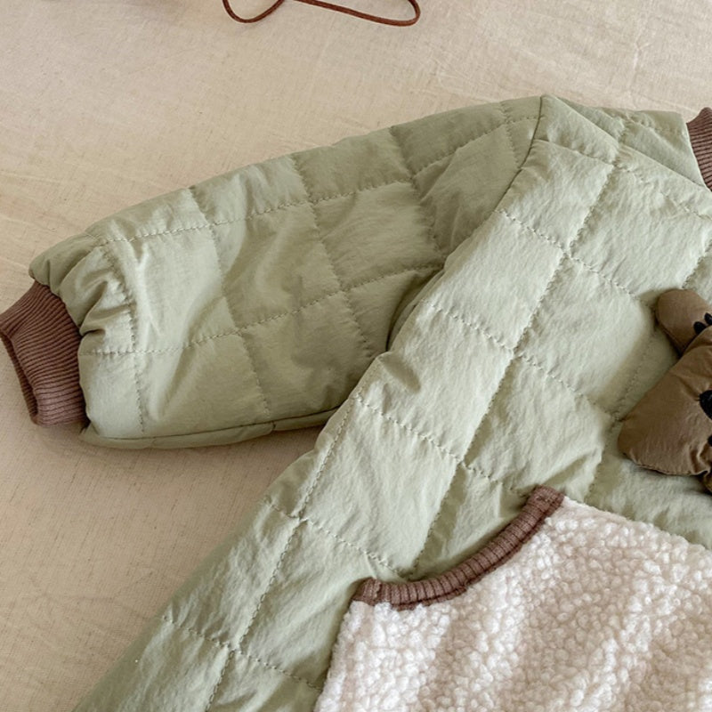 【BABY】冬新作韓国風大きめポケットカバーオールSK102720