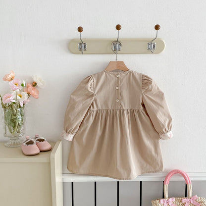 【BABY&KID】小花柄レースフリルワンピースSK011014